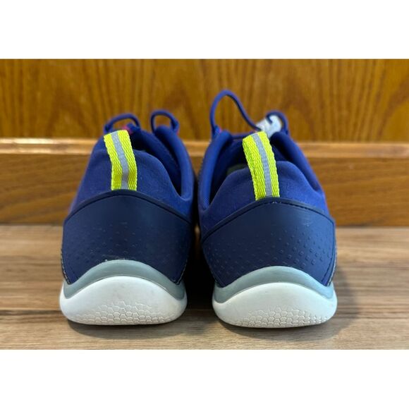 Women's Lands End Purple & Gray Bungee Lace Slip On Water Shoes Size 7.5 - Picture 4 of 7